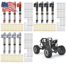 Carbon Fiber Chassis Frame Body Shell& 53mm Shock Absorber for 1/24 SCX24 RC Car