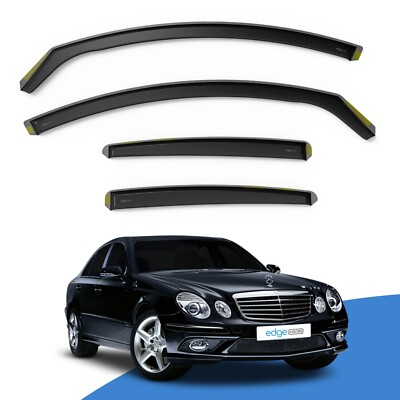 Mercedes E-Class W211 2002-2009 4 Door Saloon Wind Deflectors 4pc Edgevisors