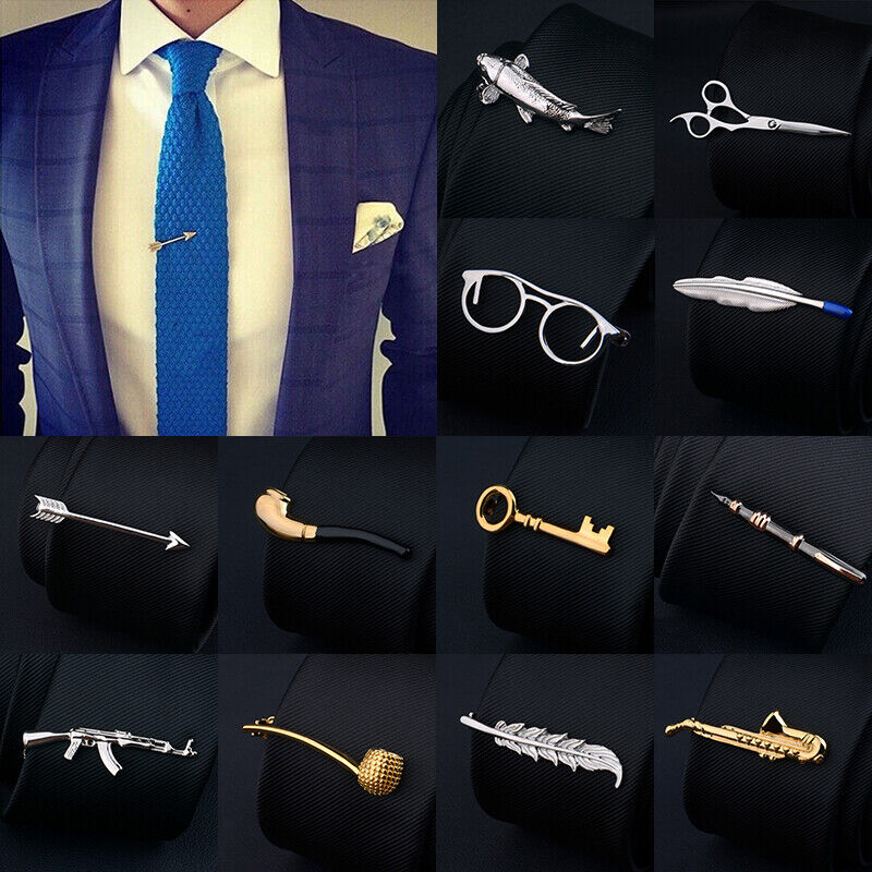 Tie Bars and Tie Clips for Men 