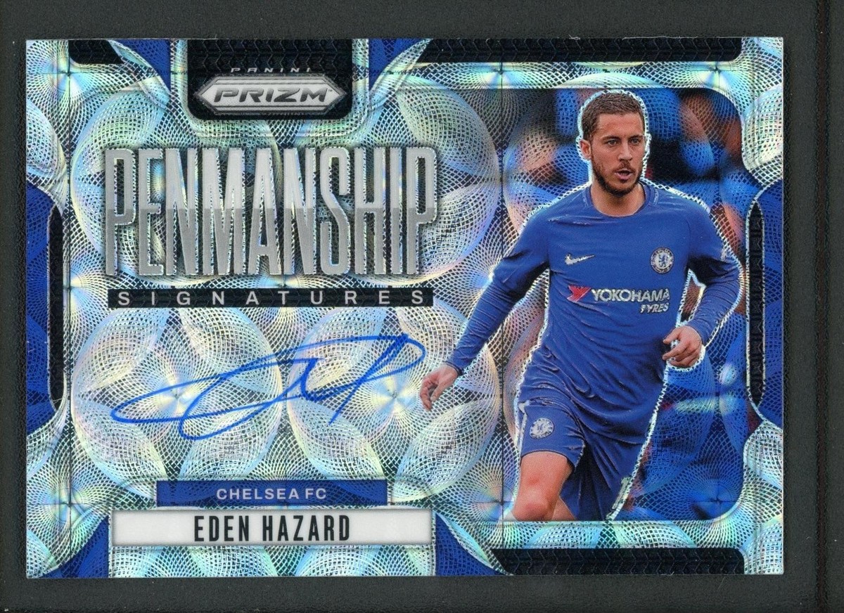 アザール Eden Hazard Prizm auto サイン 2024-25 EDEN HAZARD AUTO PANINI PRIZM PREMIER LEAGUE CHOICE SILVER
