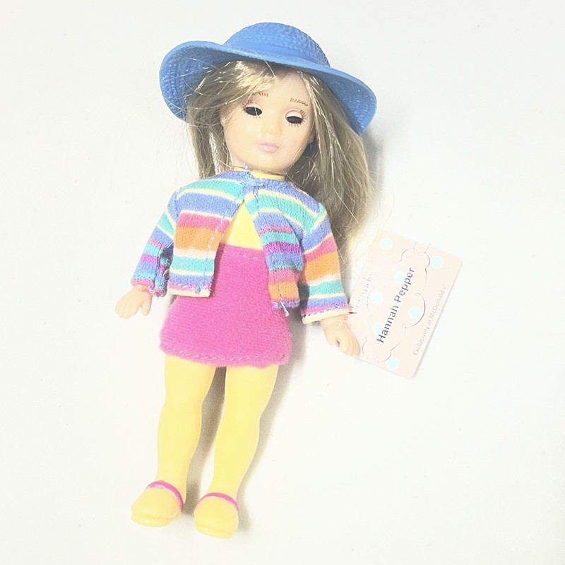2003 Madame Alexander Miniture Hannah Pepper Doll Exclusive McDonald's With Tag