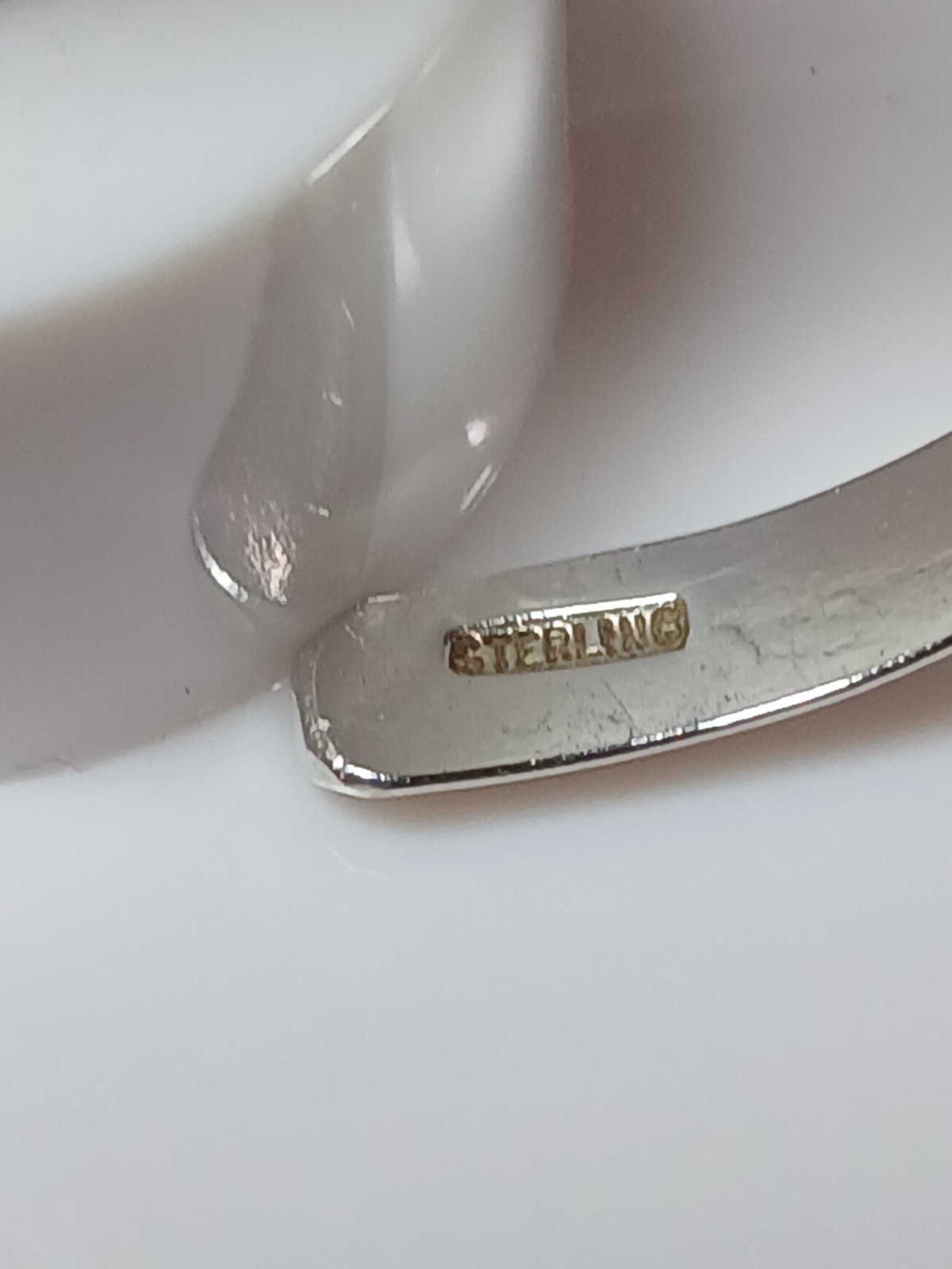 Sterling 925 Simple Solid Twist Cuff Bracelet 6.2… - image 6