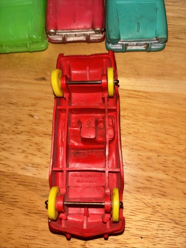 6 Vintage Auburn Rubber Car #504 Cadillac and 5 #610 Ford Ranchero - Afbeelding 6 van 18