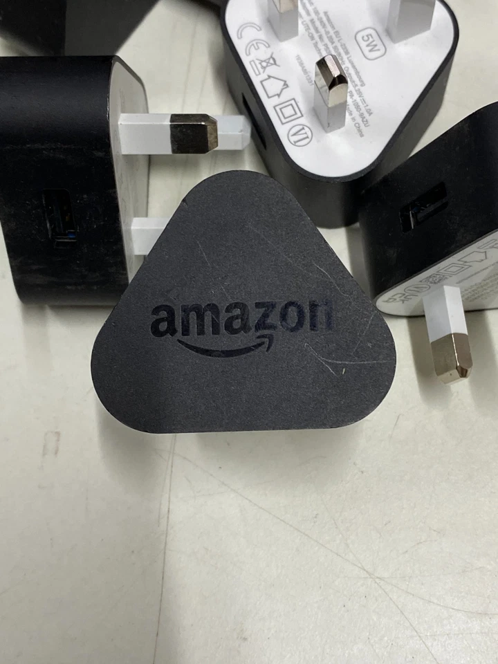 LOT OF 10 Amazon Fire Stick Plug Power Adapter, Kindle / 5.0V / 1.0A Black - Image 2 of 4