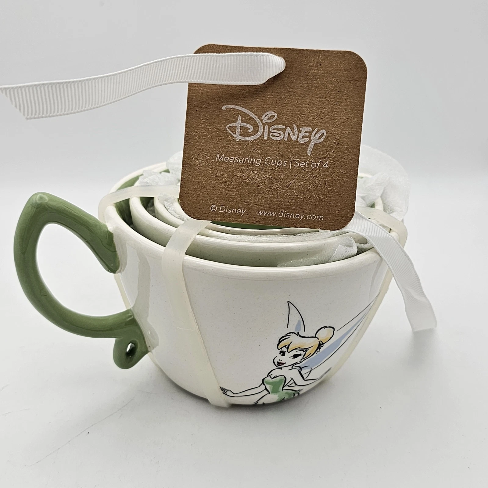Set Of Rae Dunn Disney Fairy Tinkerbell Nesting Measuring Cups New