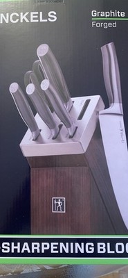 Henckels Graphite Forged Self-Sharpening Knife Block Set with Knives & Shears