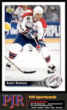 Randy Burridge 1992-93 Upper Deck #153 Washington Capitals