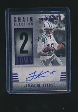 JERMAINE KEARSE 2017 PANINI PREFERRED CHAIN REACTION PURPLE AUTO PARALLEL 01/25