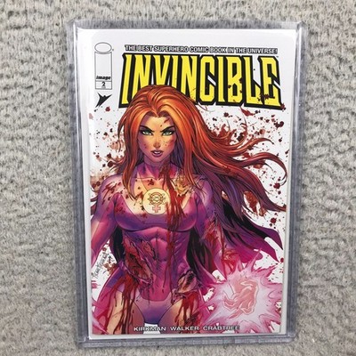 INVINCIBLE #2 Tyler Kirkham Battle Damage Atom Eve Whatnot