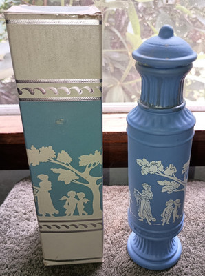 Vintage Avon Avonshire blue elusive cologne 6 fl. oz. bottle, box. almost full