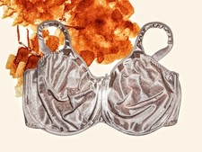 BALI Satin Tracings MINIMIZER Underwire Bra 3562 Beige PAISLEY Women's 38DDD