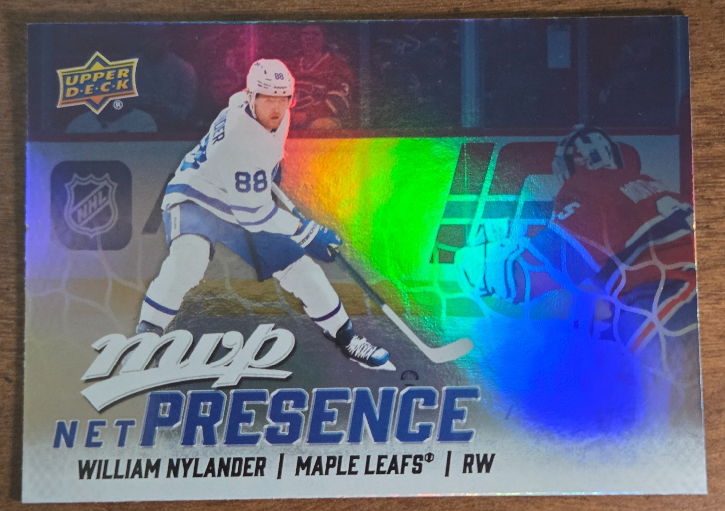 2025-26 Upper Deck MVP Net Presence William Nylander NP-6 Toronto Maple Leafs