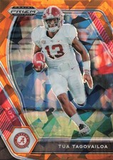 2021 PRIZM DRAFT PICKS - TUA TAGOVAILOA ORANGE ICE ALABAMA 