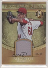2017 Chronicles Gold Standard Newly Minted Memorabilia 83/99 Alex Reyes 0t2