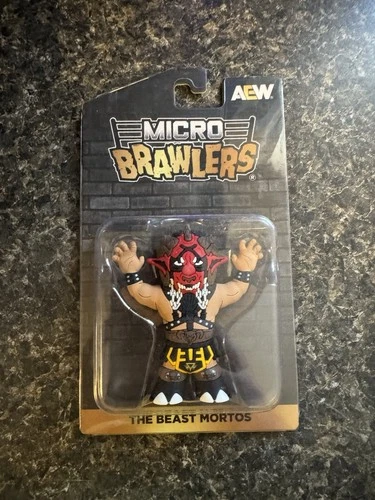 Micro Brawlers The Beast Mortos Pro Wrestling Tees AEW WWE NJPW