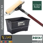12" Application Roller Kit With Scuttle Bucket For Sealer, Restorer & Coatings