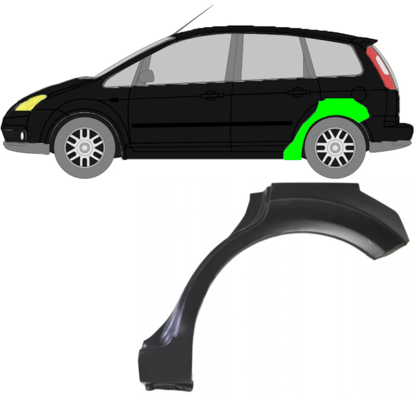 Radlauf FüR Ford Focus C MAX 2003 - 2007 Links-image
