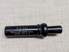 vintage PS OLT model no. D-2 pekin illinois REGULAR DUCK CALL