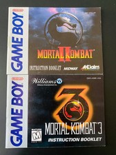 Mortal Kombat 2  3 Game Boy Instruction Booklet Manuals Only Authentic