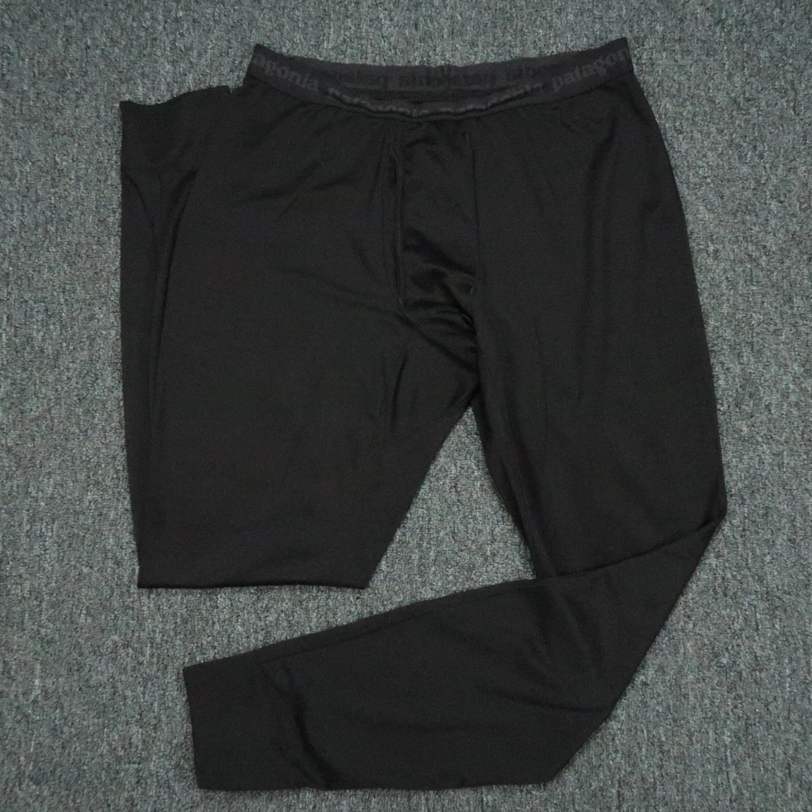 Patagonia Pants Mens Large Black Midweight Capilene Baselayer Thermal Polartec