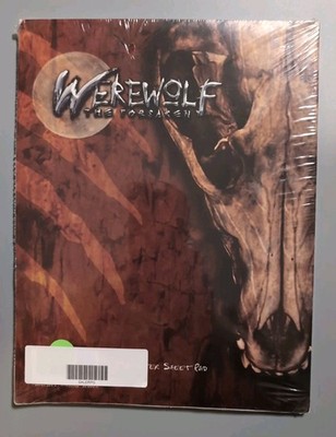 Werewolf The Forsaken Character Sheet Pad WW30702 White Wolf New Sealed