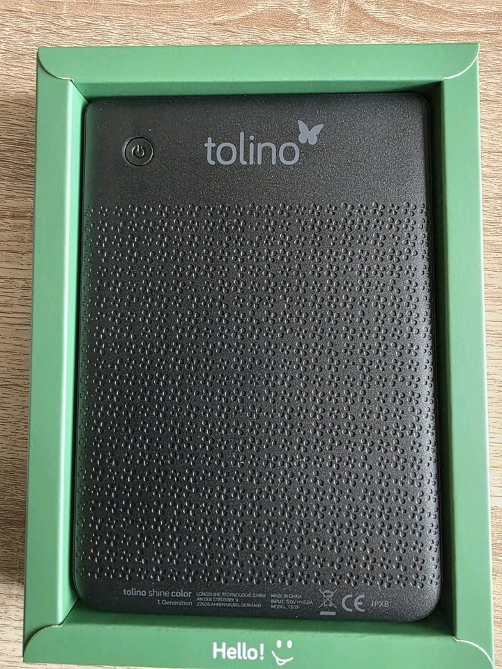 NEUWERTIGER Tolino Shine Color eBook-Reader, Schwarz, 6 Zoll, 16GB - Bild 4 von 4