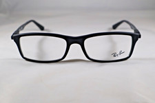New Ray Ban RB 7017 5196 Matte Black Men's Eyeglasses Frames Only 54 17 145