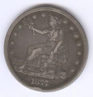1877-S Trade Silver Dollar + SILVER + Circulated + No Reserve!