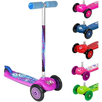 EVO Pink Move & Groove Scooter | Kinder 3-Rad Roller perfekt für Jungen & Mädchen