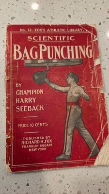 Antique Boxing Scientific Bag Punching Champion Harry Seeback Richard Fox