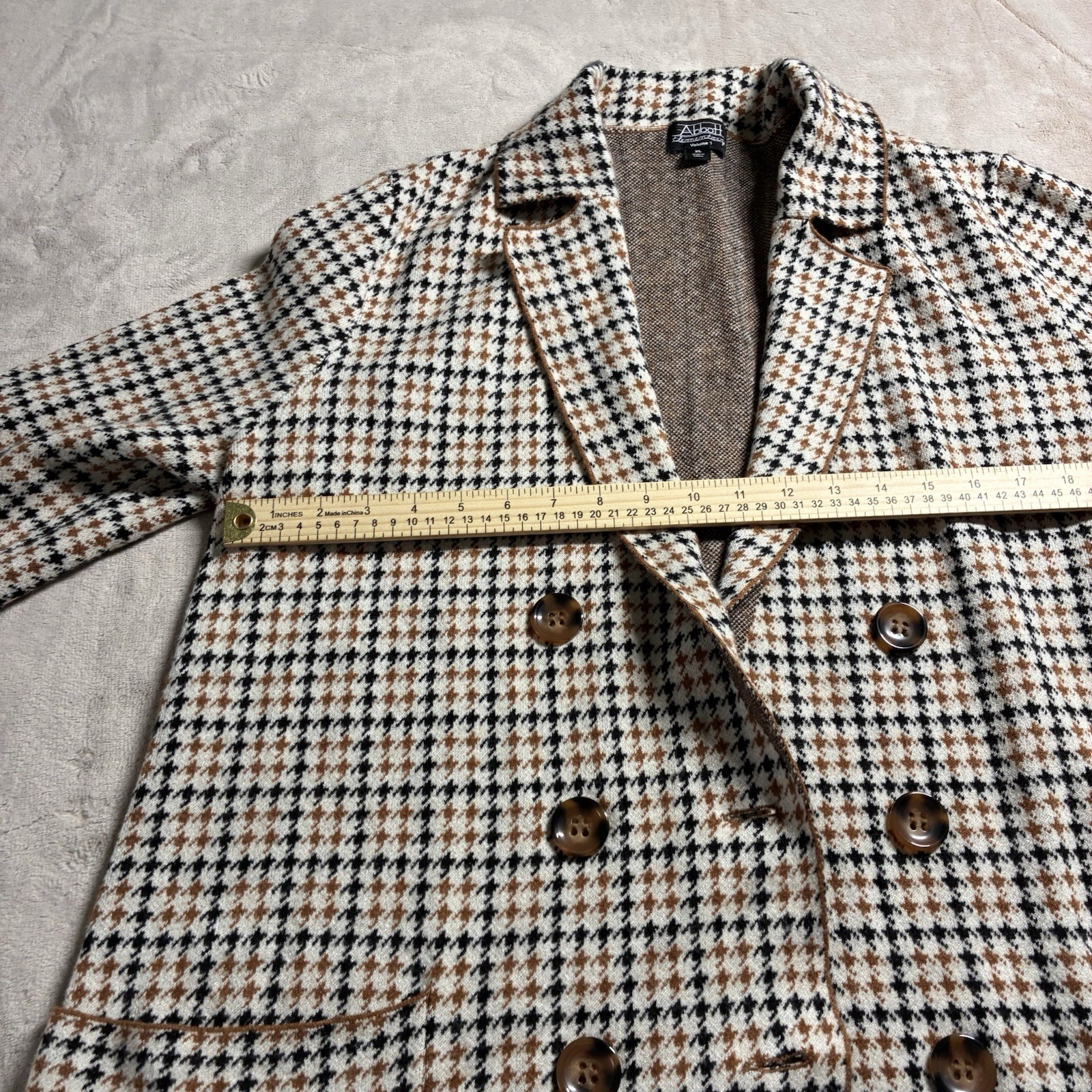 Abbott Elementary Houndstooth Retro Academia Doub… - image 6