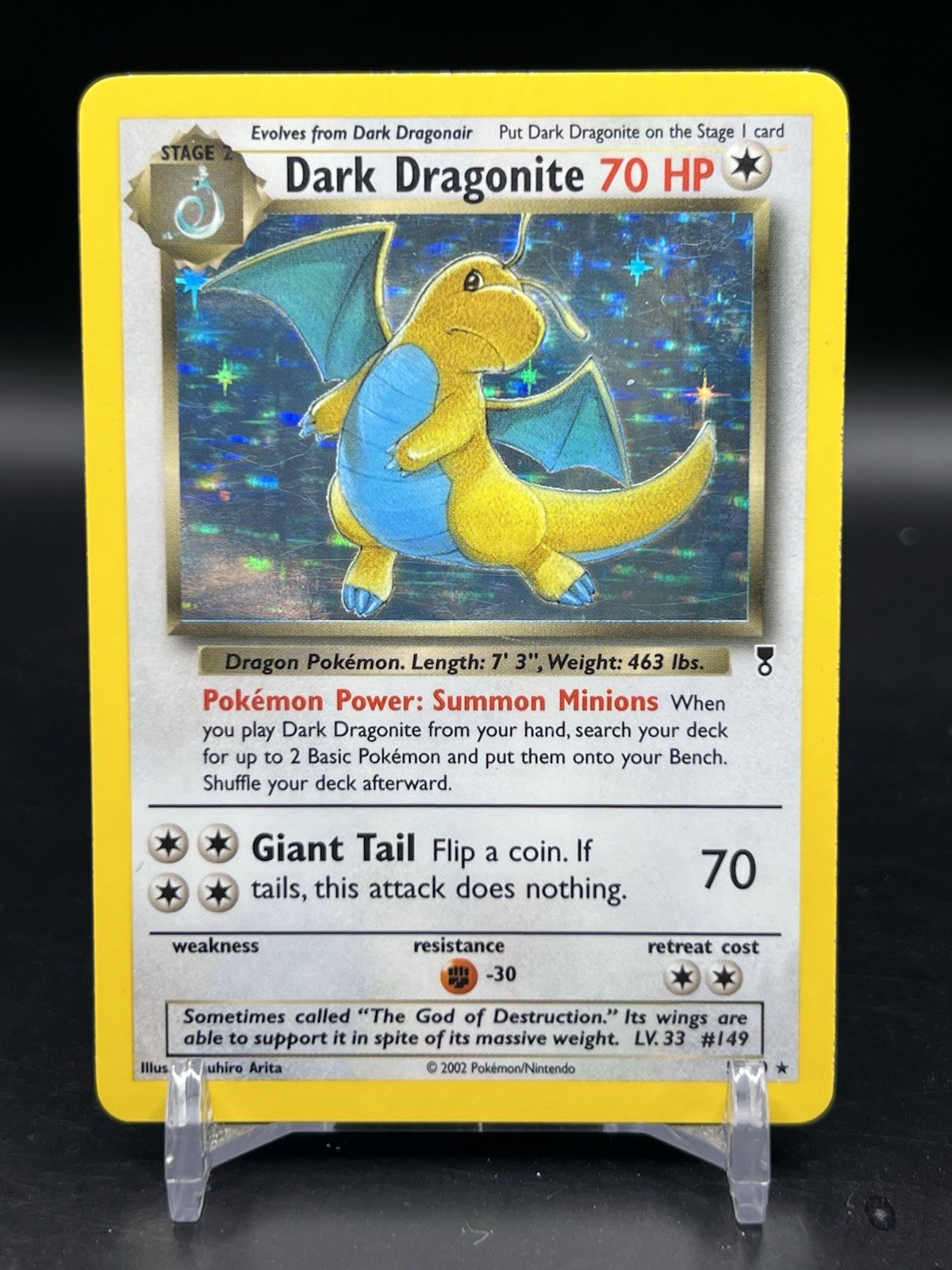 2004 Pokémon Dark Dragonite 5/110 Legendary Collection Holo Rare English LP