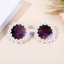 Charming Girl Flower Fashion Glasses, Glasses for Girls
