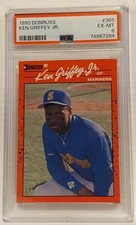 1990 Donruss Ken Griffey Jr #365 . After Inc in the Copyright On Back