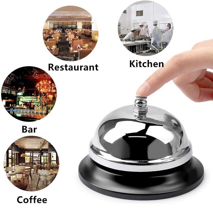 Call Button Food Delivery Bell Stainless Steel Construction Lightweight ...