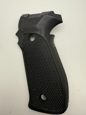 Sig Sauer P226 Grips Factory Vintage 1991 German Checkered Black LEFT SIDE