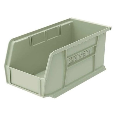 Akro-Mils 30234Stone Hang & Stack Storage Bin, Plastic, Stone, 5 In H, 5 1/2 In