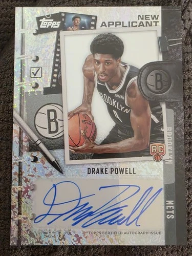 2025-26 Topps - New Applicants Autographs Drake Powell Holo Foil #NA-DP RC Auto