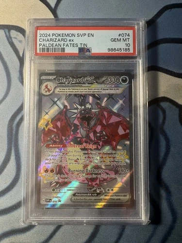 2024 Pokemon SV Paldean Fates Promo 074 Charizard ex PSA 10