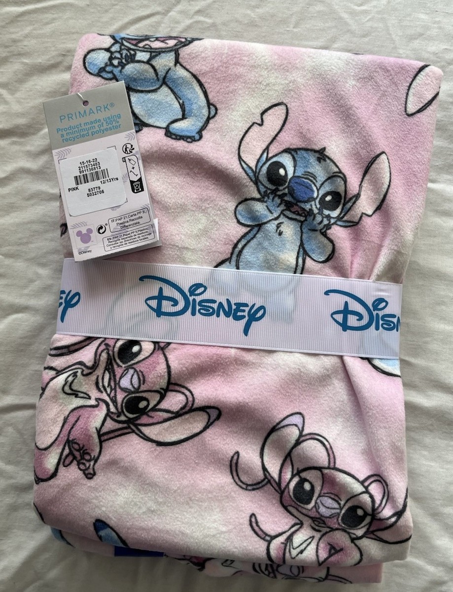 Primark Disney girls Lilo Stitch Angel Soft Fleece Pyjamas Age 12-13