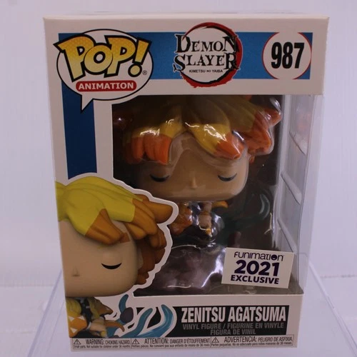 G7 Funko Pop Vinyl Figure Funimation Exclusive Demon Slayer Zenitsu Agatsuma 987