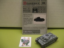 Axis Allies Miniatures EASTERN FRONT Panzer II Ausf. F with card 41/60