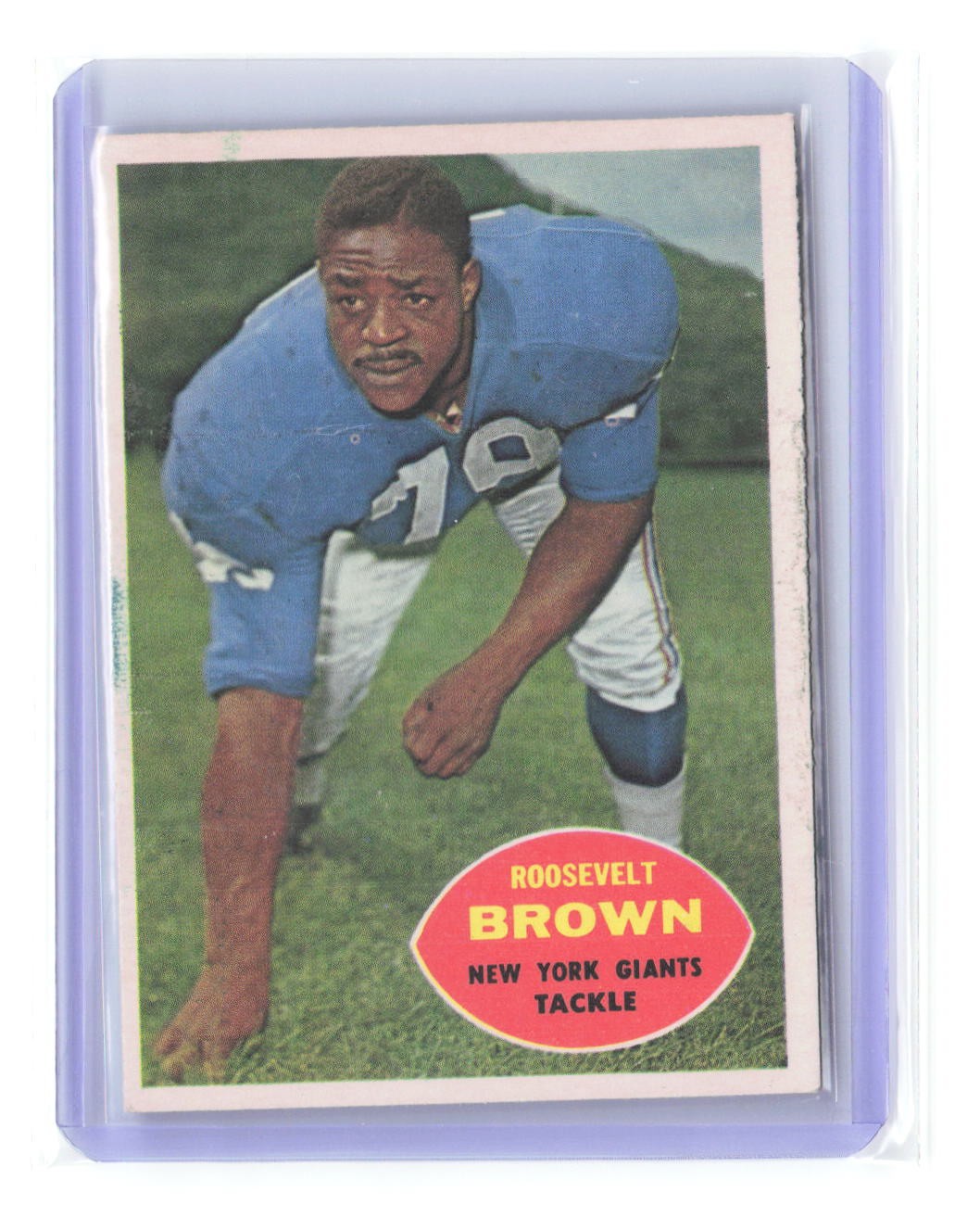 1960 Topps #78 Roosevelt Brown B2R4C103