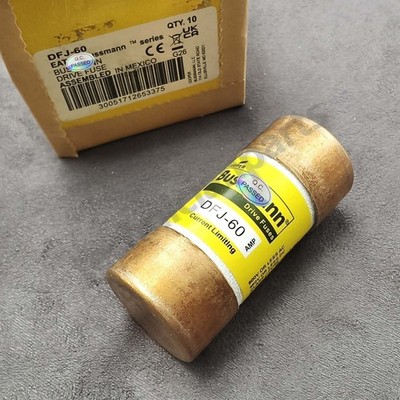 10pcs Current limiting Drive Fuse for Bussmann DFJ-60 DFJ-60A 600Vac 450Vdc 60A