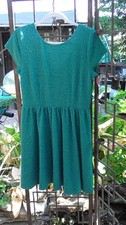 Green Dress size Large retro inspired NWT