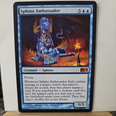 1x Sphinx Ambassador M10 Mythic Rare NM condition MTG Magic The Gathering