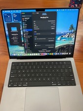 Apple 14" MacBook Pro M1 10-Core CPU, 16-core GPU  As is, for parts, not charging