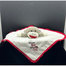 Baby Starters Sock Monkey Lovey Security Blanket Dream Big Little One A35165