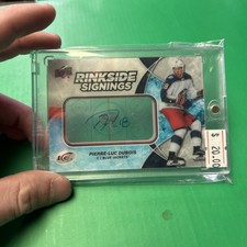 2018-19 Upper Deck Ice - Rinkside Signings Pierre-Luc Dubois
