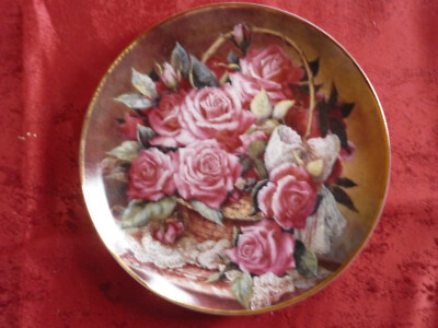 Frankl Mint  Sammelteller Blumen Grace de Monaco rose plate
